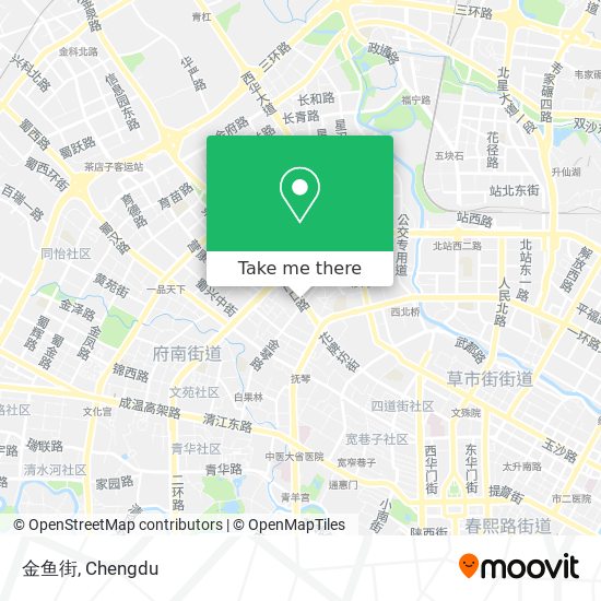 金鱼街 map
