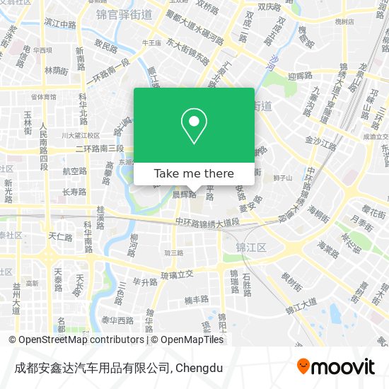 成都安鑫达汽车用品有限公司 map