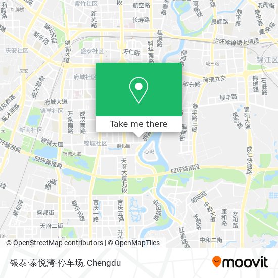 银泰·泰悦湾-停车场 map