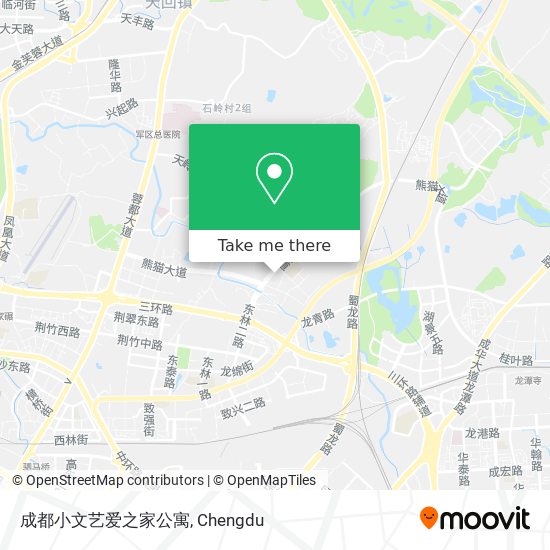 成都小文艺爱之家公寓 map