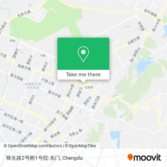 驿生路2号附1号院-东门 map