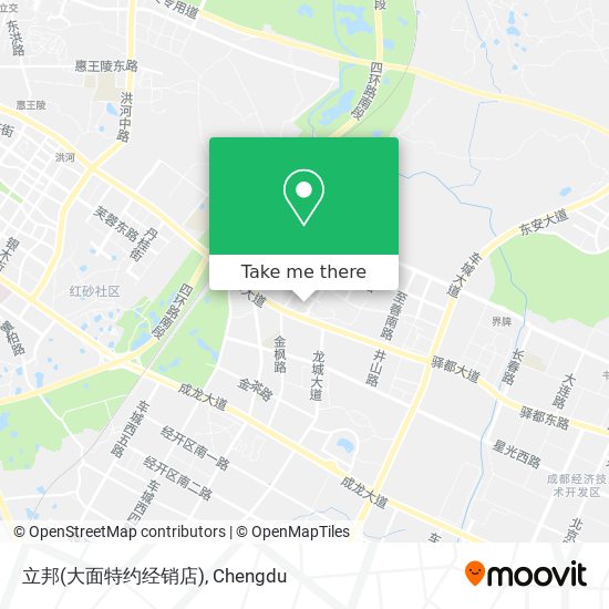 立邦(大面特约经销店) map