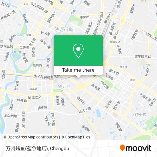 万州烤鱼(蓝谷地店) map