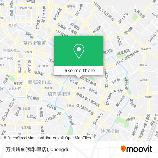 万州烤鱼(祥和里店) map