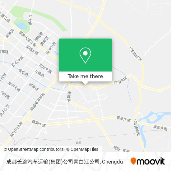 成都长途汽车运输(集团)公司青白江公司 map