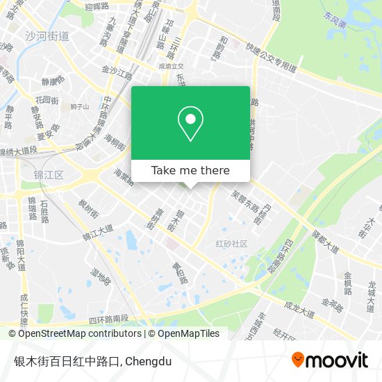 银木街百日红中路口 map