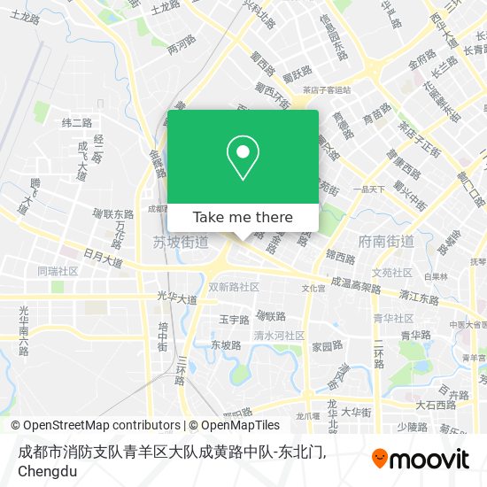 成都市消防支队青羊区大队成黄路中队-东北门 map
