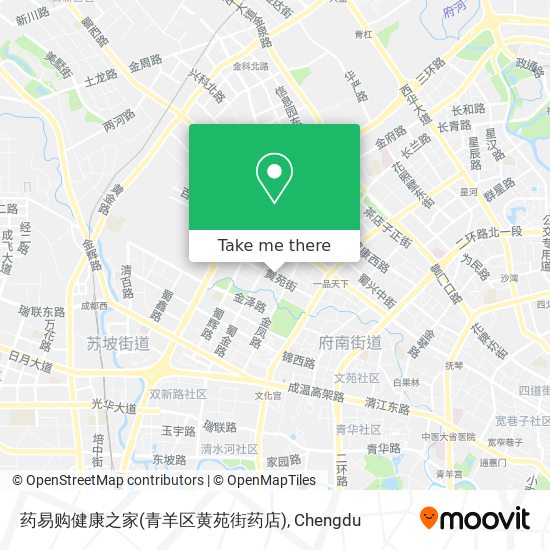 药易购健康之家(青羊区黄苑街药店) map