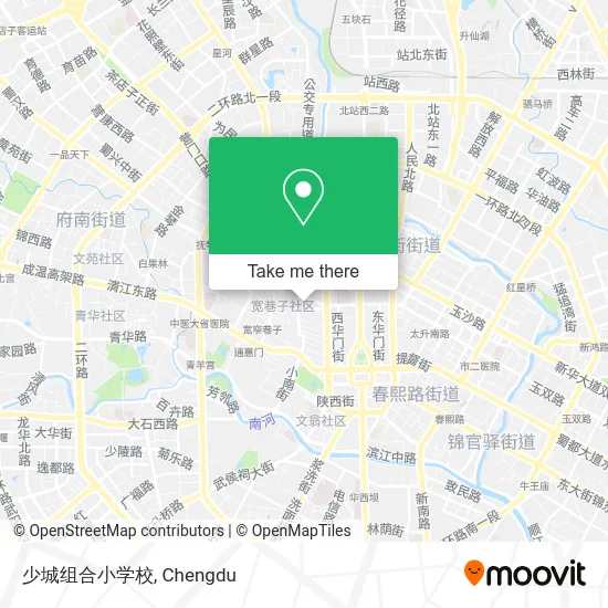 少城组合小学校 map