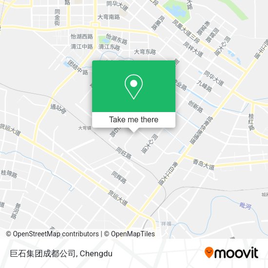 巨石集团成都公司 map