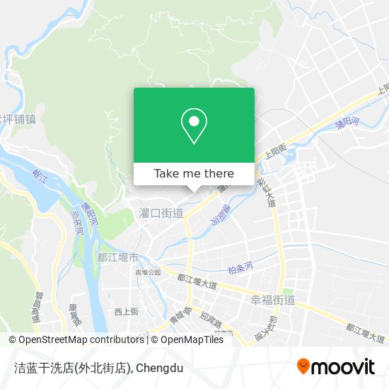洁蓝干洗店(外北街店) map