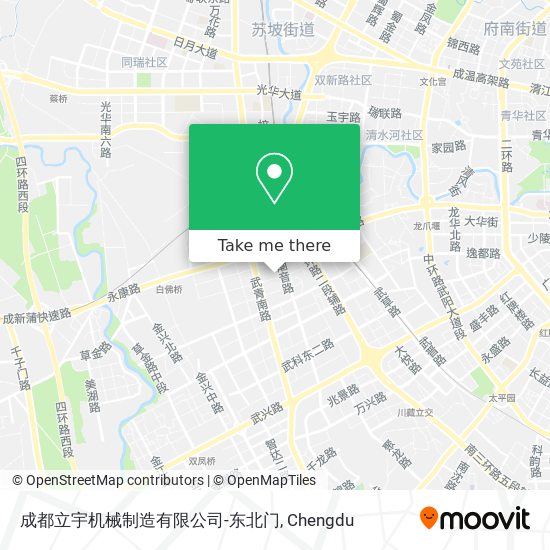 成都立宇机械制造有限公司-东北门 map