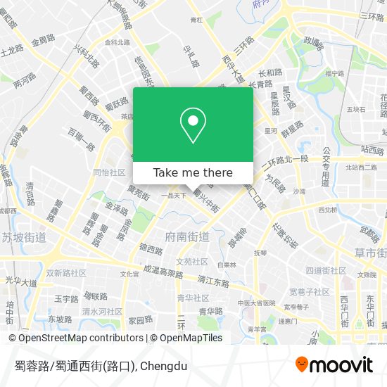 蜀蓉路/蜀通西街(路口) map