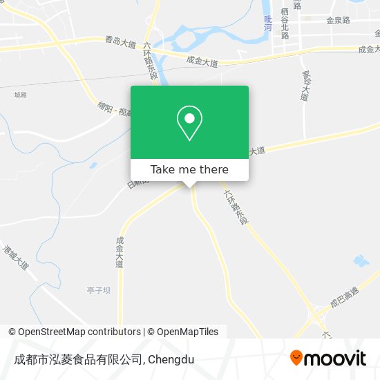 成都市泓菱食品有限公司 map