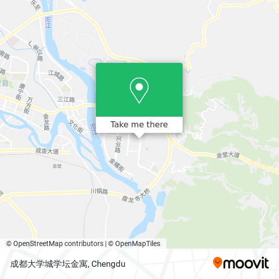 成都大学城学坛金寓 map