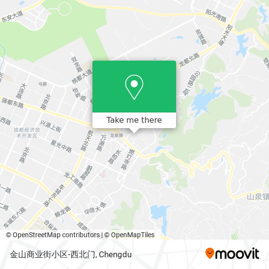 金山商业街小区-西北门 map