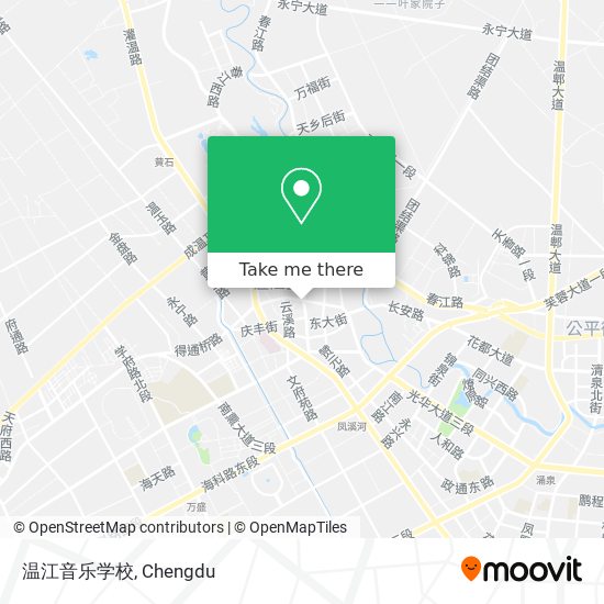 温江音乐学校 map
