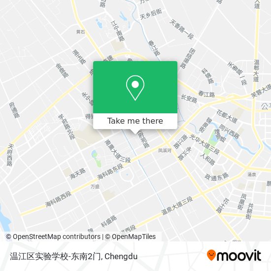 温江区实验学校-东南2门 map