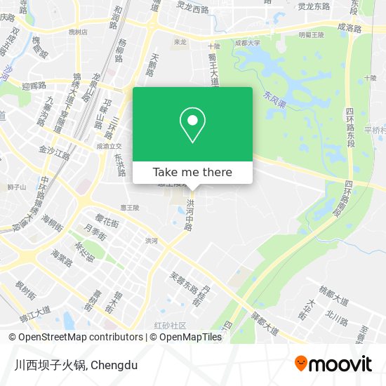 川西坝子火锅 map