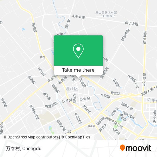 万春村 map