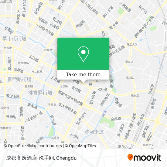 成都高逸酒店-洗手间 map