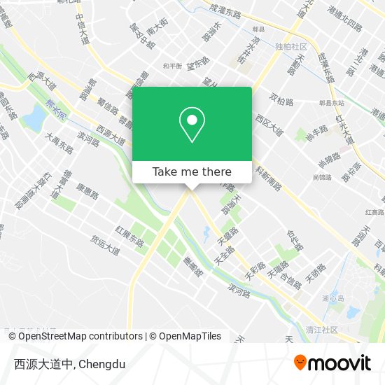 西源大道中 map