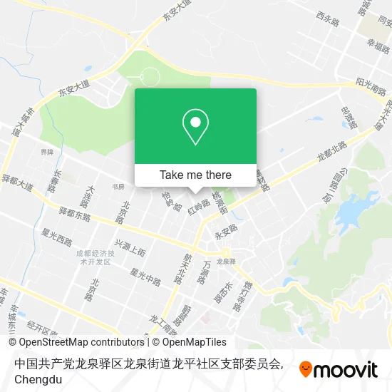 中国共产党龙泉驿区龙泉街道龙平社区支部委员会 map