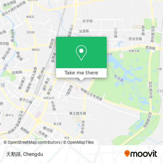 天鹅路 map