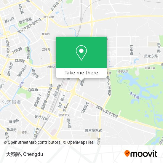 天鹅路 map