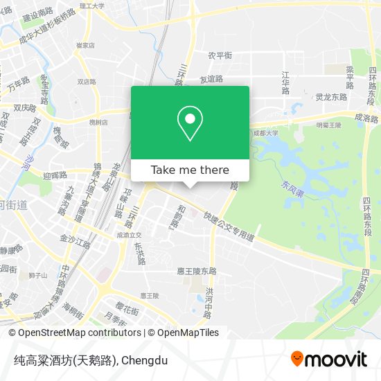 纯高粱酒坊(天鹅路) map