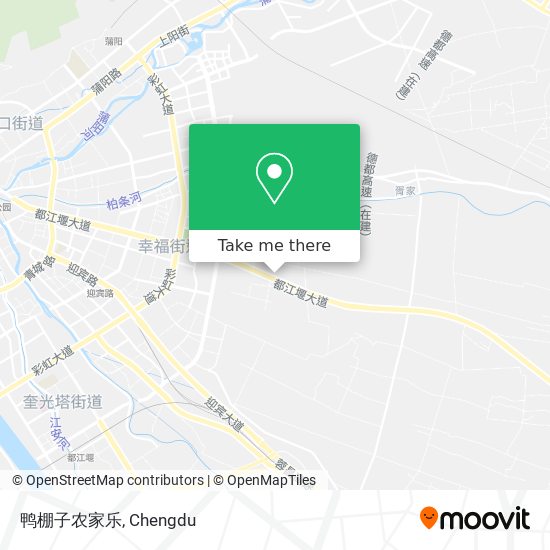 鸭棚子农家乐 map