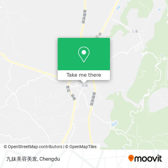 九妹美容美发 map
