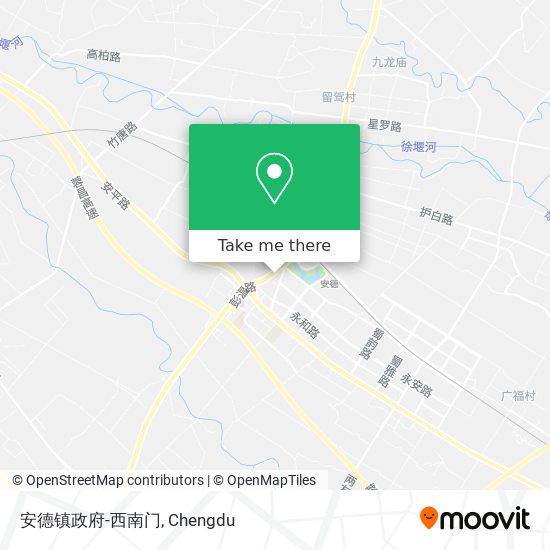 安德镇政府-西南门 map