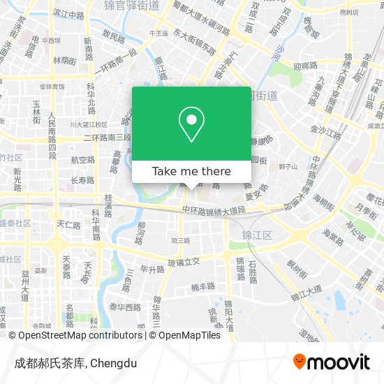 成都郝氏茶库 map