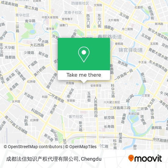 成都法信知识产权代理有限公司 map