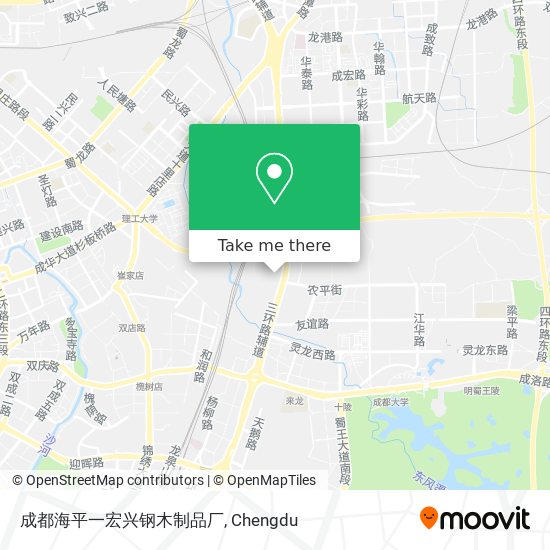 成都海平一宏兴钢木制品厂 map