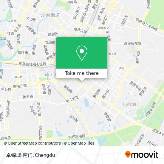 卓锦城-南门 map