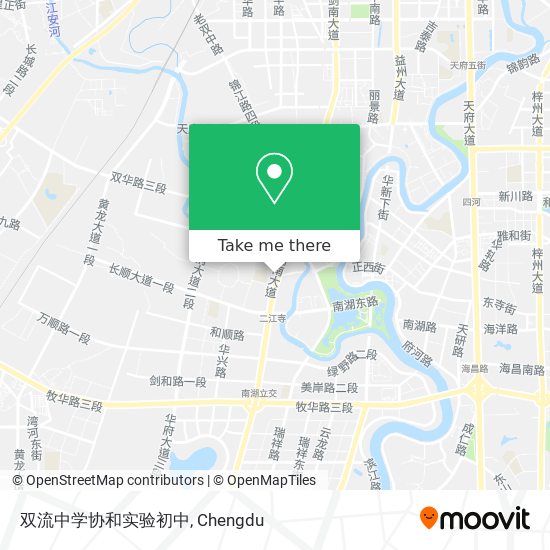 双流中学协和实验初中 map