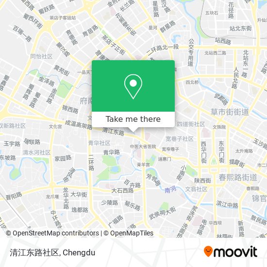 清江东路社区 map