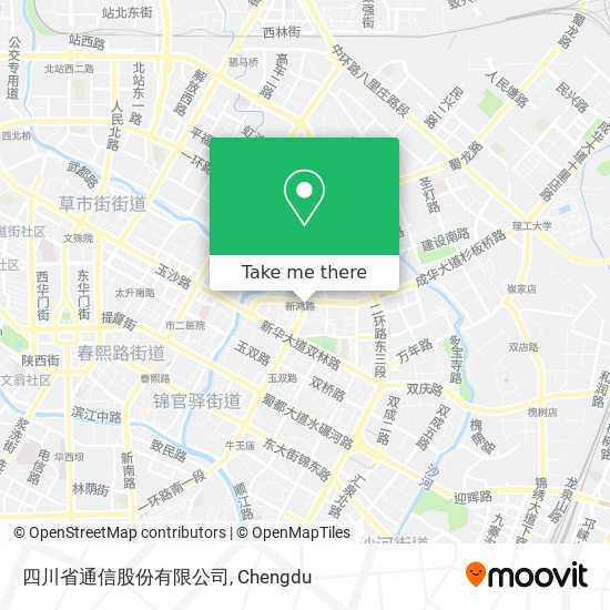 四川省通信股份有限公司 map