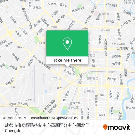 成都市疾病预防控制中心高新区分中心-西北门 map