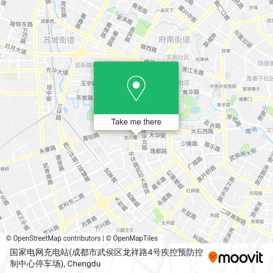 国家电网充电站(成都市武侯区龙祥路4号疾控预防控制中心停车场) map