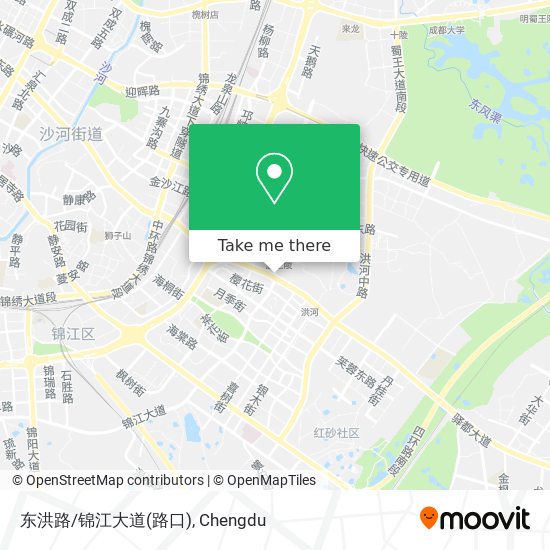 东洪路/锦江大道(路口) map