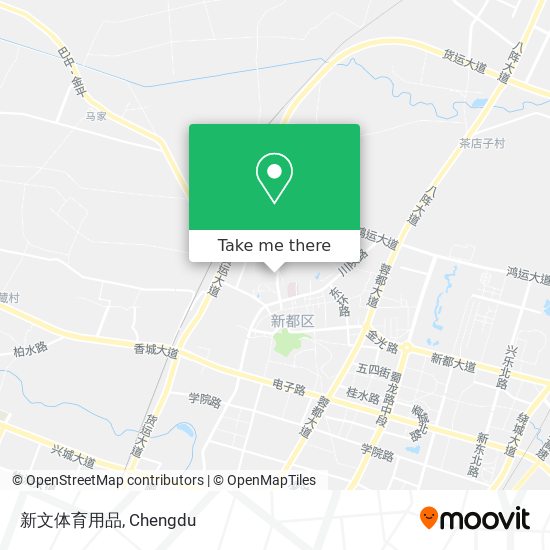 新文体育用品 map