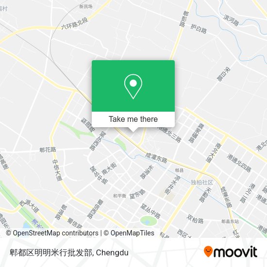郫都区明明米行批发部 map