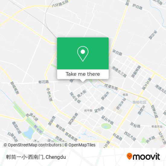 郫筒一小-西南门 map