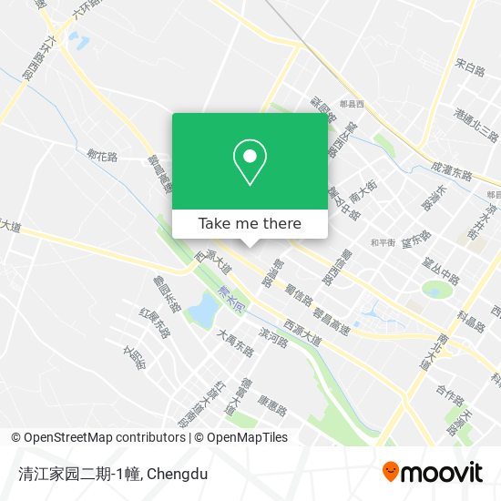 清江家园二期-1幢 map