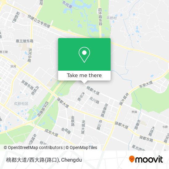 桃都大道/西大路(路口) map