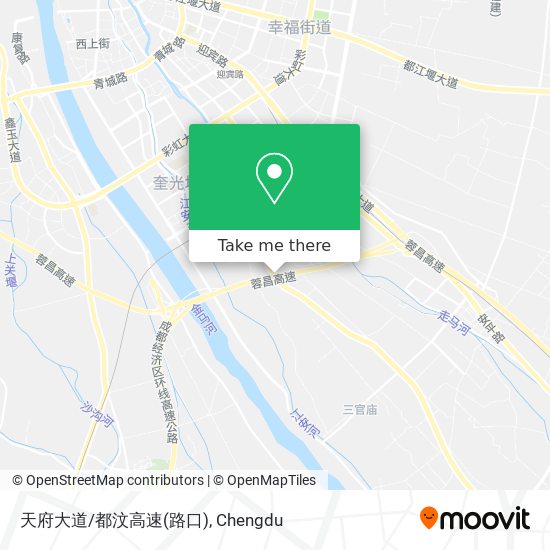 天府大道/都汶高速(路口) map