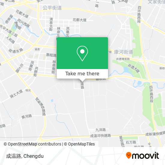 成温路 map
